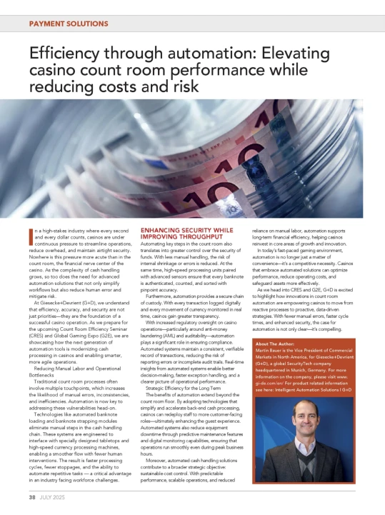 Efficiency through automation